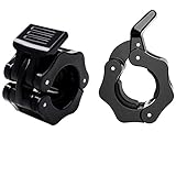 Diseño de bloqueo rápido: el bloqueo de peso de nuestros clips con mancuernas es muy fácil de usar con la instalación y extracción con una sola mano, es muy conveniente y seguro cambiar los diferentes pesos de la barra