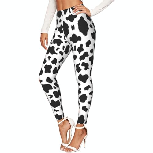 Pantalones de yoga de leopardo para mujer leggings XTYGETY blanco y negro
