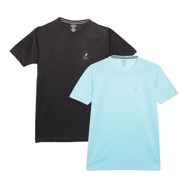 Image of Armisto Boys Drifit T-Shirt /Sweat Absrobent /Badminton, Pickleball, Paddleball, Cricket, Cycling, Volleyball, Running (All Sports)