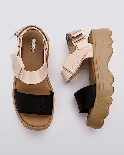 Image of Melissa Kick Off Platform Sandals for Women - Super Soft and Flexible Vegan Chunky Platform Sandal with Adjustable Straps and Open Toe Design