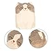 MERRYHAPY Wooden Cat Figurines Cute Carved Kitten Ornaments Wooden Decorations for Home Office and Meditation Spaces Craftsmanship Artistic Design