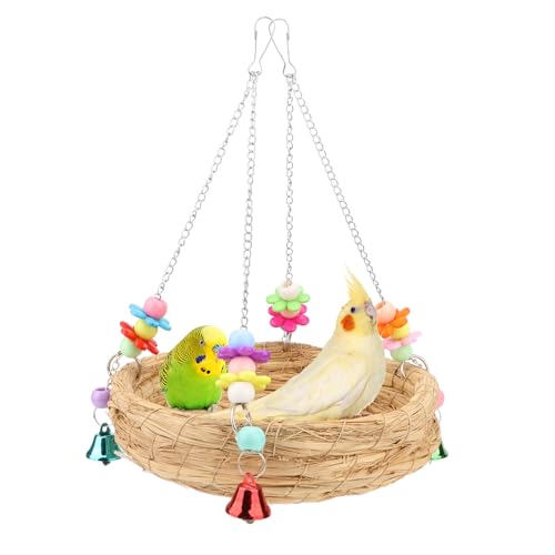 Hypeety Handwoven Straw Nest Bed