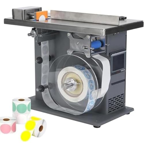 Máquina aplicadora de etiquetas semiautomática para sellado a prueba de manipulaciones