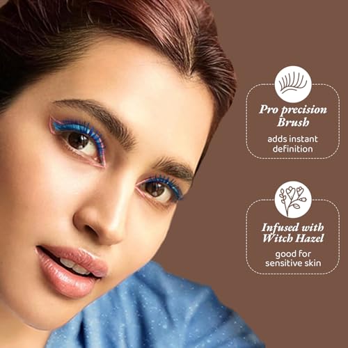 Image of Elitty Pop Colored Lush Lashes Mascara - No Cap (Blue), Waterproof, Smudge proof, Curling and lengthening, Infused with Witch Hazel and Almond Oil, Vegan & Cruelty Free -5 ML Each