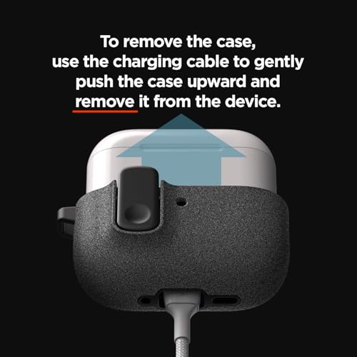 Image of VRS Design Modern Lock for Apple AirPods Pro 3rd Generation Case (2025) - Sleek Protective Style with Locking Security Compatible with Airpods Pro 3 (Sand Stone)
