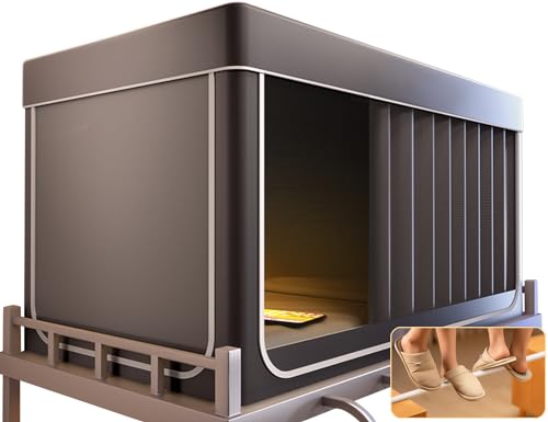 Moulen 二段ベッド用ベッドテント、ドリームキャノピー感覚テント、子供と大人用の蚊帳付き睡眠テント、屋内プライバシースペース完全遮光布,グレー,190*90*110cm
