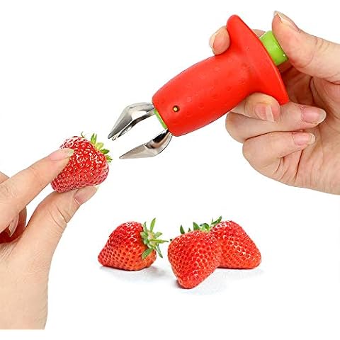 NOPNOG Strawberry Huller Tomato Stalk Removal Fruit Corer Cover