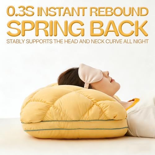 Almohada de Algodón Estándar Blanca Suave y Soportiva miniatura 7