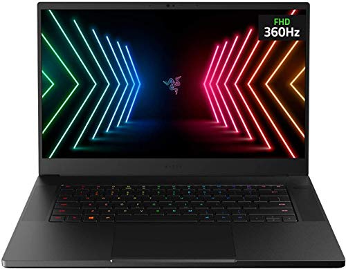 Razer Blade 15 Profi-Modell - 15,6 Zoll Gaming Laptop mit 360 Hz Full HD-Display (Intel i7-10875H, NVIDIA GeForce RTX 3070, 16 GB DDR4 RAM, 1 TB SSD, Chroma RGB) Qwertz DE-Layout, Schwarz)