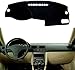 Produktbild ACYCY Auto Armaturenbrett Matte Für Vw Golf 4 Mk4 1997-2003, Auto Dashmat Pad Armaturenbrett Abdeckung Teppich Armaturenbrett Sonnenschutz Schutzmatte Auto Styling Zubehör, Schwarz (Red Edge)