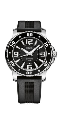 Montre Hommes Cover CO145.ST1RUB/O | L'élégance de l'acier et du rubis
