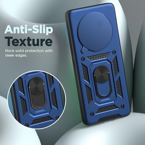 Image of AIBEX Back Cover for Oppo F29 Pro 5G | D10 Tough Armor Case | Sliding Camera Shield | 360 Protection | Kickstand Ring Holder | Military-Grade Shockproof Bumper Case