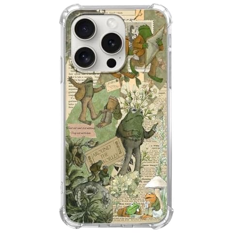 Pvflefkr Frog Phone Case for iPhone 15 Pro Max Cover