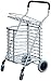 Trolleys, Einkaufswagen, Tragbarer Allzweckwagen, Faltbarer Trolley, Leichter, Treppensteigender Aluminium-Allzweckwagen Mit Deckel, Metallisch,Metallic,Improve9