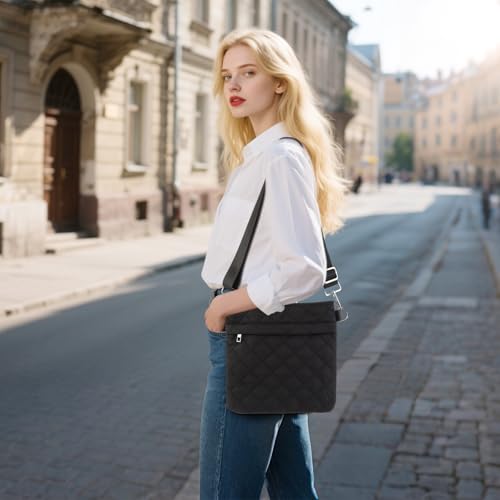 Quilted Crossbody Bags for Women Puffer Small Crossbody Bag Purses Puffy Shoulder Handbag for Women Travel2