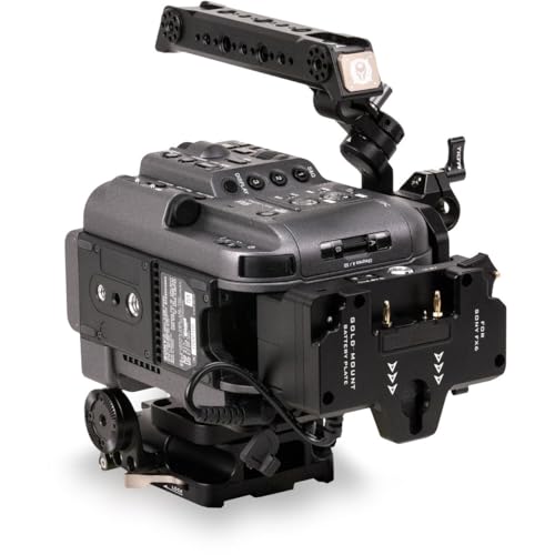 Image of Tilta Vertical Mounting Camera Cage Kit for Sony FX6, Gold Mount