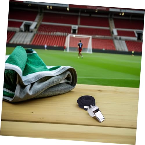 Set 6 silbatos de acero inoxidable con cordón para entrenamiento miniatura 4