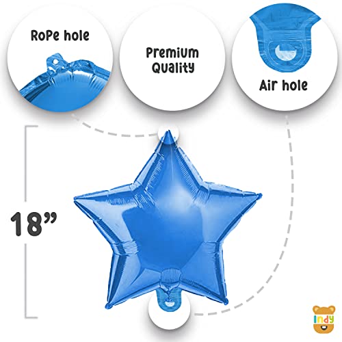Image of Just Party Kids Happy Birthday Party Decoration Kit, Prince Crown - Pack of 35