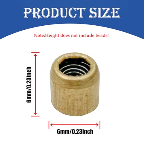 Image of 6x6mm Brass Push Button Grease Oil Cup,Brass Push Button Flange Grease Oil Cup,Ball Oiler for Ball Oiler Nipple Hit Miss Engine Motor Lathe Mill(20Pcs)
