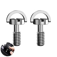2 Stück 1/4 Zoll Schrauben, Zollschrauben Für Stative, 1/4 Zoll Schraube Kamera, Stativ Schraube, Schnellverschluss Schraube, für Kameraschraube, Einbeinstativ, Stativ, Schnellwechselplatte