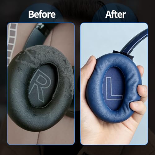 Almohadillas para auriculares Anker Life Q20 / Q20 BT, repuesto de almohadillas (azul) miniatura 7