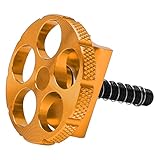 Gavigain Folding Bike Folding Bike C Buckle,Aluminum Hingle Clamp C Buckle CNC Integrated for Brompton Folding Bike (Gold)