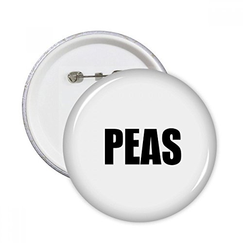 Badge rond Peas pour masquer un trou de vêtement ou customiser une veste