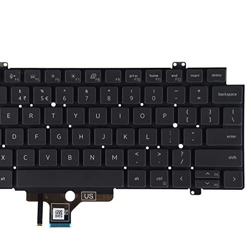 SUNMALL Replacement Keyboard Compatible with Dell Latitude 5420 5421 5430 7420 7520 2021 Series Laptop with Backlit US Layout