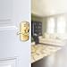 SCHLAGE FE595 PLY 505 FLA Plymouth Keypad Entry with Flex-Lock and Flair Style Levers, Bright Brass