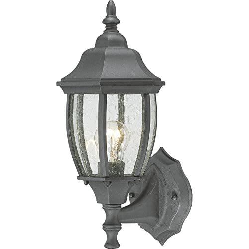 Thomas Lighting SL92237 Covington Outdoor Wall Lantern, Black, 7.8