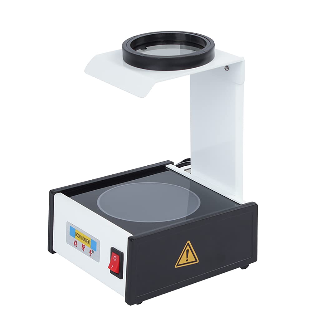 Jieotwice CP-12 Optical Polariscope Lens Stress Tester, Machine Strain Gauge Crystal Lens Detector