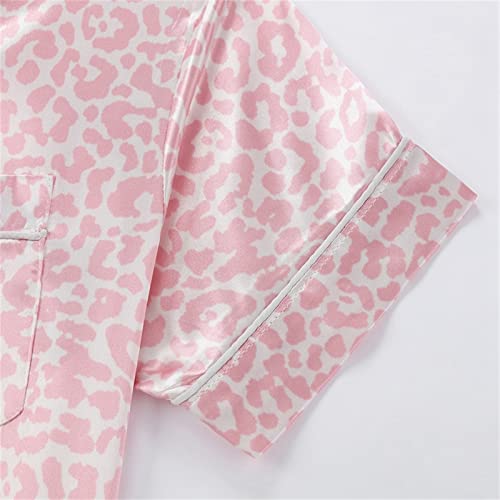 Girls Shorts Pajamas Sets 2pc Floral Print Button Open Front Pj Outfits Soft Lightweight Summer Casual Sleepwear4