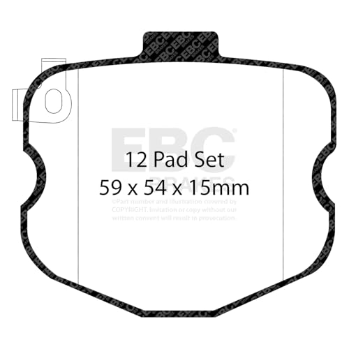 Image of EBC Brakes Redstuff 3000 Series Sport Brake Pad Set DP31771 /3C to Fit CHEVROLET