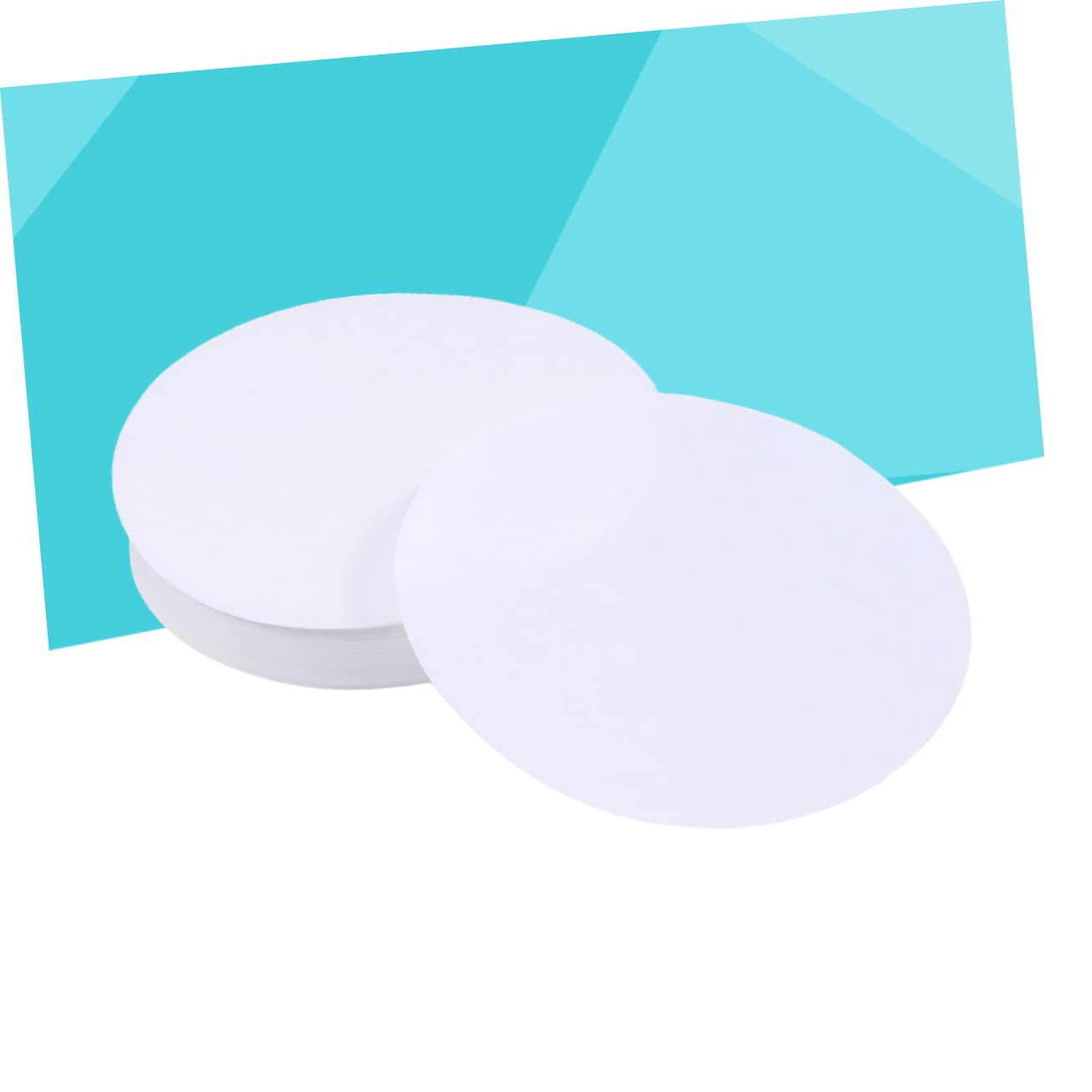 Gatuida 200pcs Qualitative Filter Paper 15cm Diameter for Medium Flow Rate Filtration Lab Use