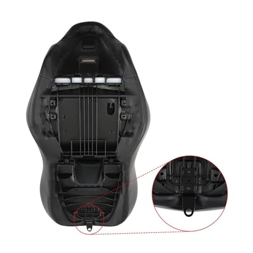 Asiento trasero para motocicleta Electra Street Glide y Road King 09-23 2