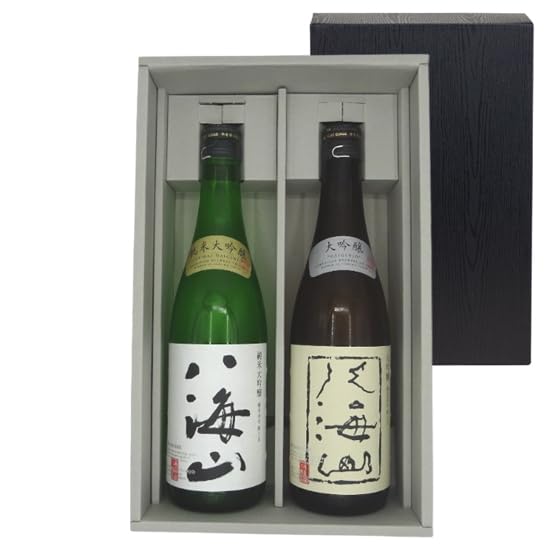 Amazon.co.jp: 八海山 純米大吟醸＆大吟醸 720ml 2本 ギフトボックス 