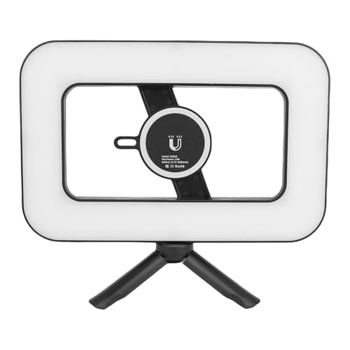 Equipo de vídeo para teléfono XUMIUZIY con luz LED RGB y estabilizador de mano ajustable