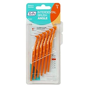 TePe Interdentale Ragers Angle Oranje – ISO maat 1 – 0,45 mm (6 stuks)