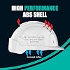 JSP EVO3 Construction Helmet White and Wheel Fastener