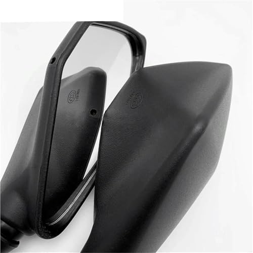 Espejos retrovisores universales de moto para Yamaha MT07 con anclaje de manillar negro 7