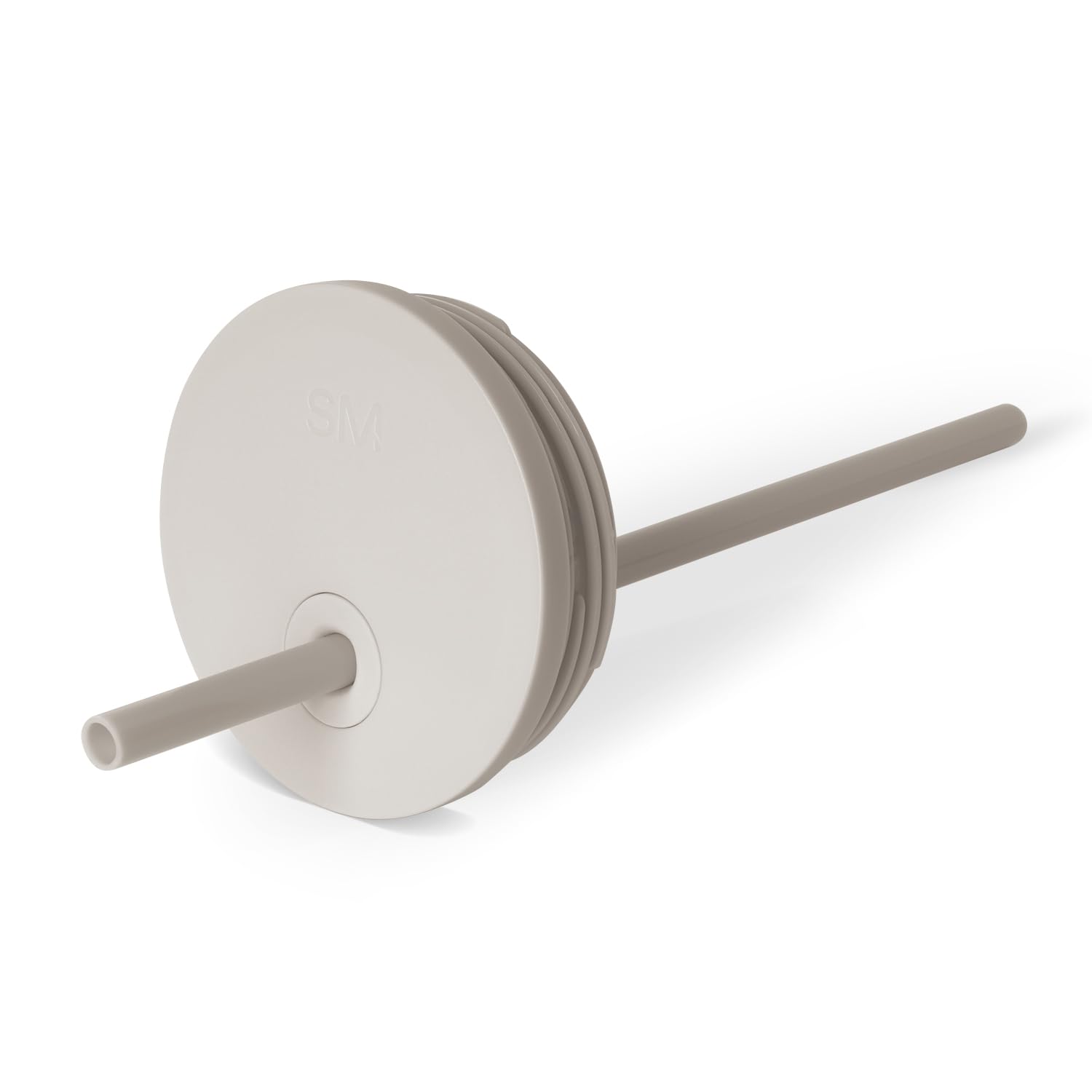 Tumbler Lid with Straw | Reusable Replacement ONLY Fits Stainless Steel Trek Travel Mug Iced Coffee Cup Water Bottle | Trek Collection | Almond Birch