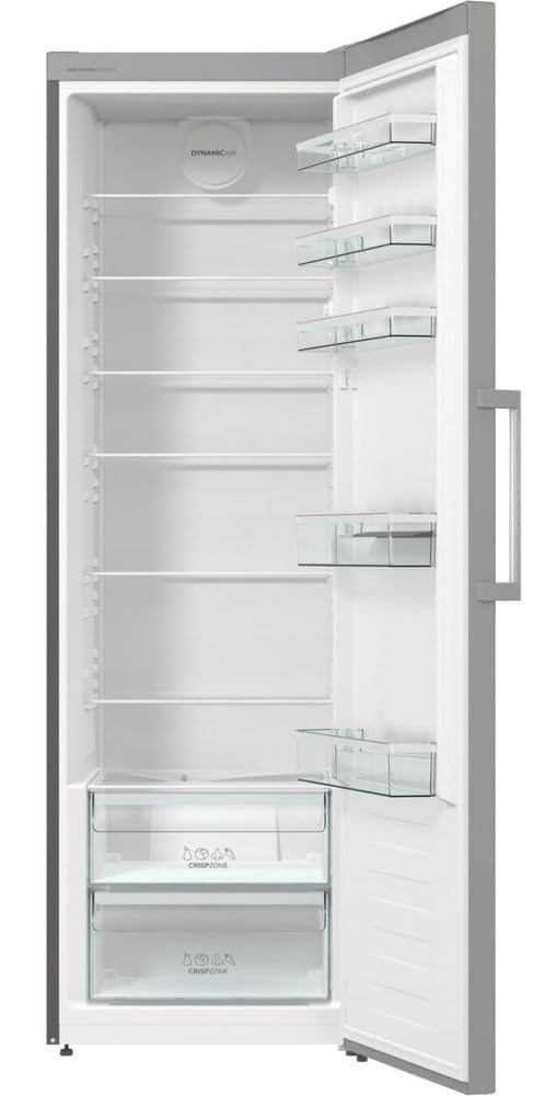 Gorenje R619 EES5 - Réfrigérateur 398L - 185cm - Refroidissement Dynamique - Inox/Argent