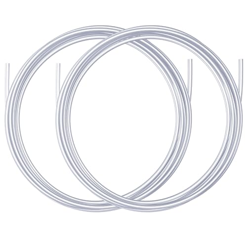 Ultra-Smooth PTFE Teflon Tubing 1.2M 2PCS, 2.5mm ID×4mm OD PTFE Teflon Tube Fits Direct Drive Extruder 3D Printer, for Bambu Lab A1/A1 mini/P1P/P1S/X1C, for Creality K1/K1 Max/Ender 3 V3, Tr