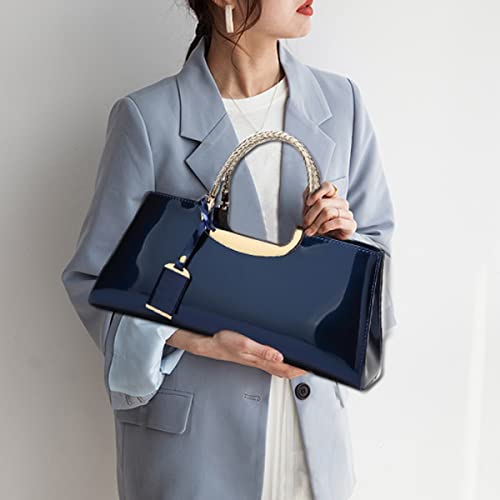 Bolso de mano brillante para mujer XingChen de cuero sintético miniatura 2