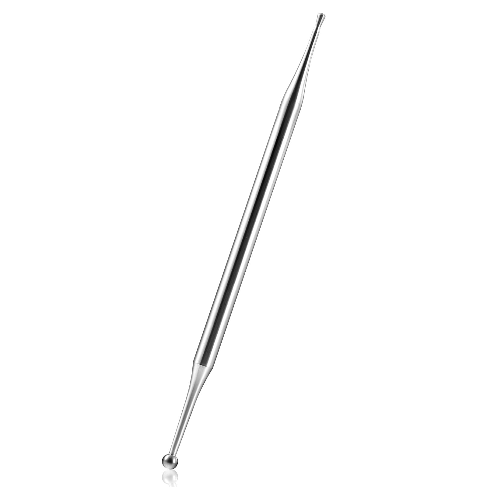 Ymapinc Acupressure Pen, Acupuncture Reflexology Tools for Face Body Muscle Relax Trigger Point Massage Fascia Tool, Pressure Release for Feet Legs Arms Shoulders Neck Back - Stainless Steel
