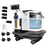 Greenote Limpiadora de Alfombras, Aspiradora de Agua Portátil con Ruedas, 20000Pa, Potencia de 600W y equipado con tres...