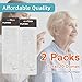Flaygo Hearing Aid Domes for Oticon Replacements, Single-Layer Closed Domes (12 mm/2 Packs) for ITC Hearing Aids, Medical-Grade Silicone Material, Universal Domes for Hearing Aid Supplies