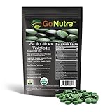 Organic Spirulina Tablets, 3000mg Per Serving, 720 Tablets - Superfoods Rich in Minerals, Vitamins,...