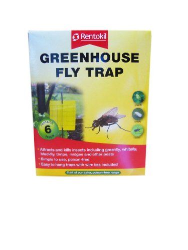 Rentokil Greenhouse Fly Trap Pack Of 6 Traps FG06