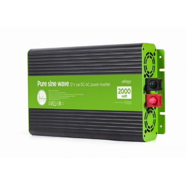 Onduleur voiture pur sinus 12V 220V 2000W Gembird EG-PWC-PS2000-01 convertisseur